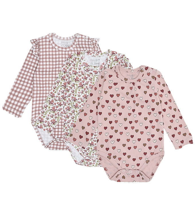 Hust and Claire Bodyer l/æ - 3-pak - HCBella Little Check - Adob