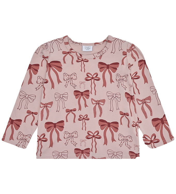 Hust and Claire Bluse - HCAlma Bows - Adobe Rose