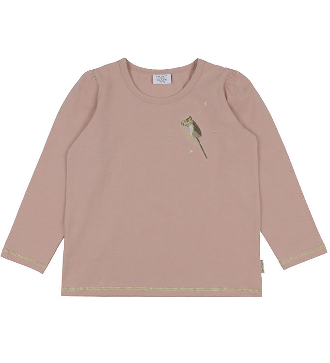 Hust and Claire Bluse - HCAlma - Adobe Rose m. Broderet Hest