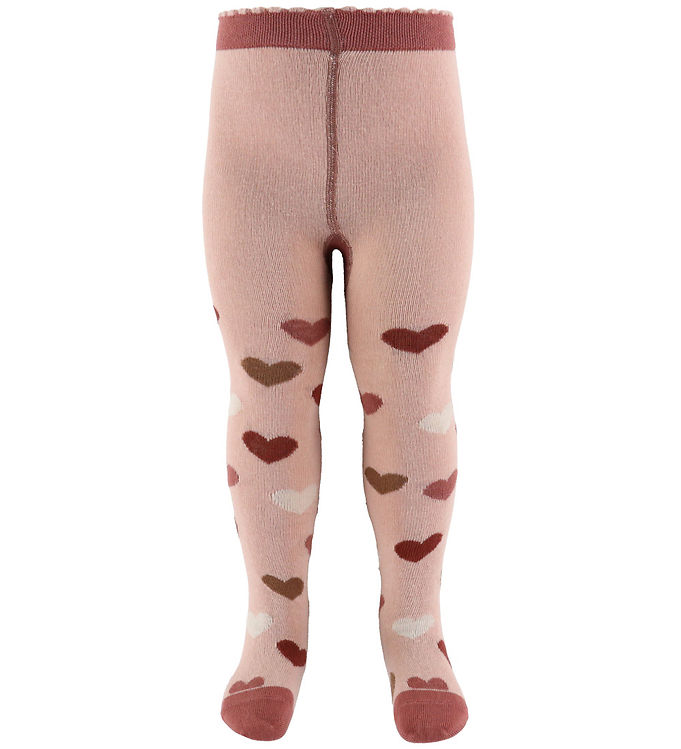 Hust and Claire Strømpebukser - HCFrankie - Adobe Rose m. Hjerte
