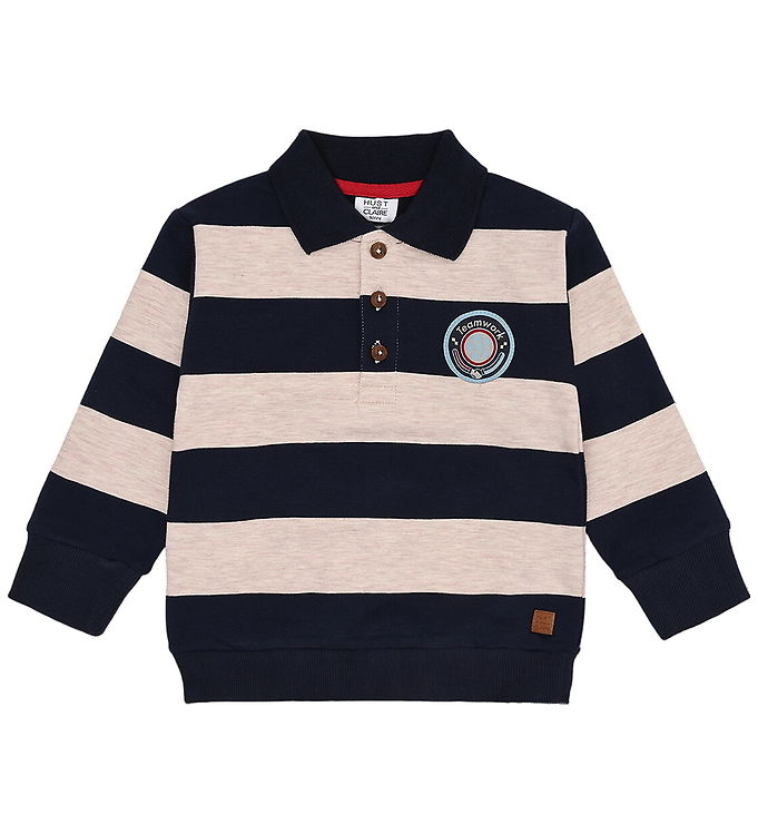 Hust and Claire Sweatshirt - HCSejer - More Navy m. Striber