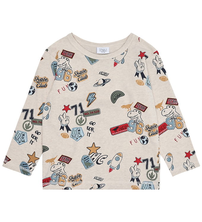 Hust and Claire Bluse - HCAnton Badges - Wheat Melange