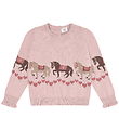 Hust and Claire Bluse - Strik - HCPani - Adobe Rose m. Heste Hust and Claire Bluse - Strik - HCPani - Adobe Rose m. Heste