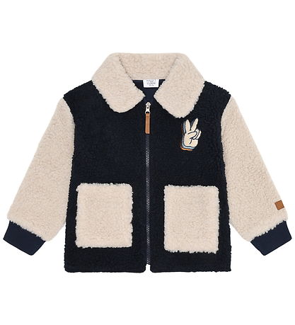 Hust and Claire Fleecejakke - HCErik Teddy - More Navy