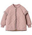 Wheat Termojakke m. Fleece - Ellas - Warm Rose m. Blomster Wheat Termojakke m. Fleece - Ellas - Warm Rose m. Blomster