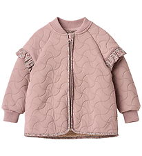 Wheat Termojakke m. Fleece - Ellas - Warm Rose m. Blomster Wheat Termojakke m. Fleece - Ellas - Warm Rose m. Blomster