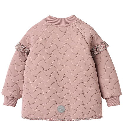 Wheat Termojakke m. Fleece - Ellas - Warm Rose m. Blomster Wheat Termojakke m. Fleece - Ellas - Warm Rose m. Blomster
