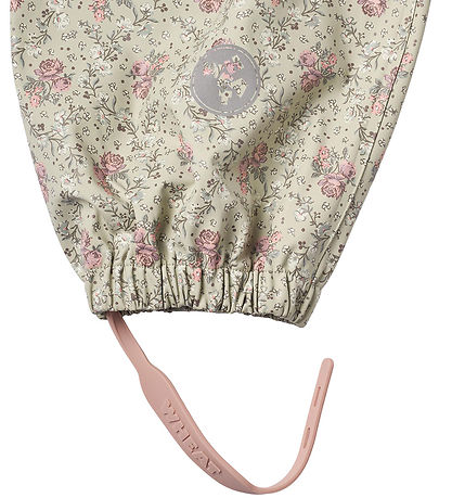 Wheat Regnbukser - PU - Olo - Slightly Green Flowers