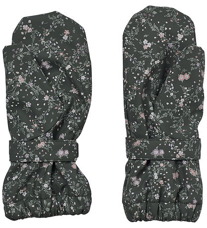 Wheat Luffer m. Fleece - PU - Rily - Forest Lake Checked Flo Wheat Luffer m. Fleece - PU - Rily - Forest Lake Checked Flo