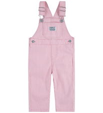 Levis Smækbukser - Railroad Stripe - Bright White/Pink Levis Smækbukser - Railroad Stripe - Bright White/Pink