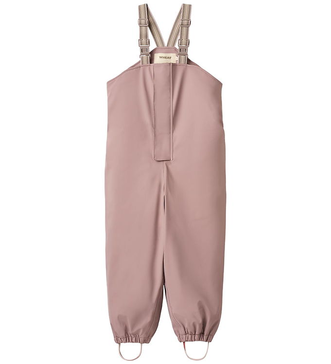 Wheat Lian Termoregnbukser Støvet Lavendel Med Seler - Str. 3y 98cm