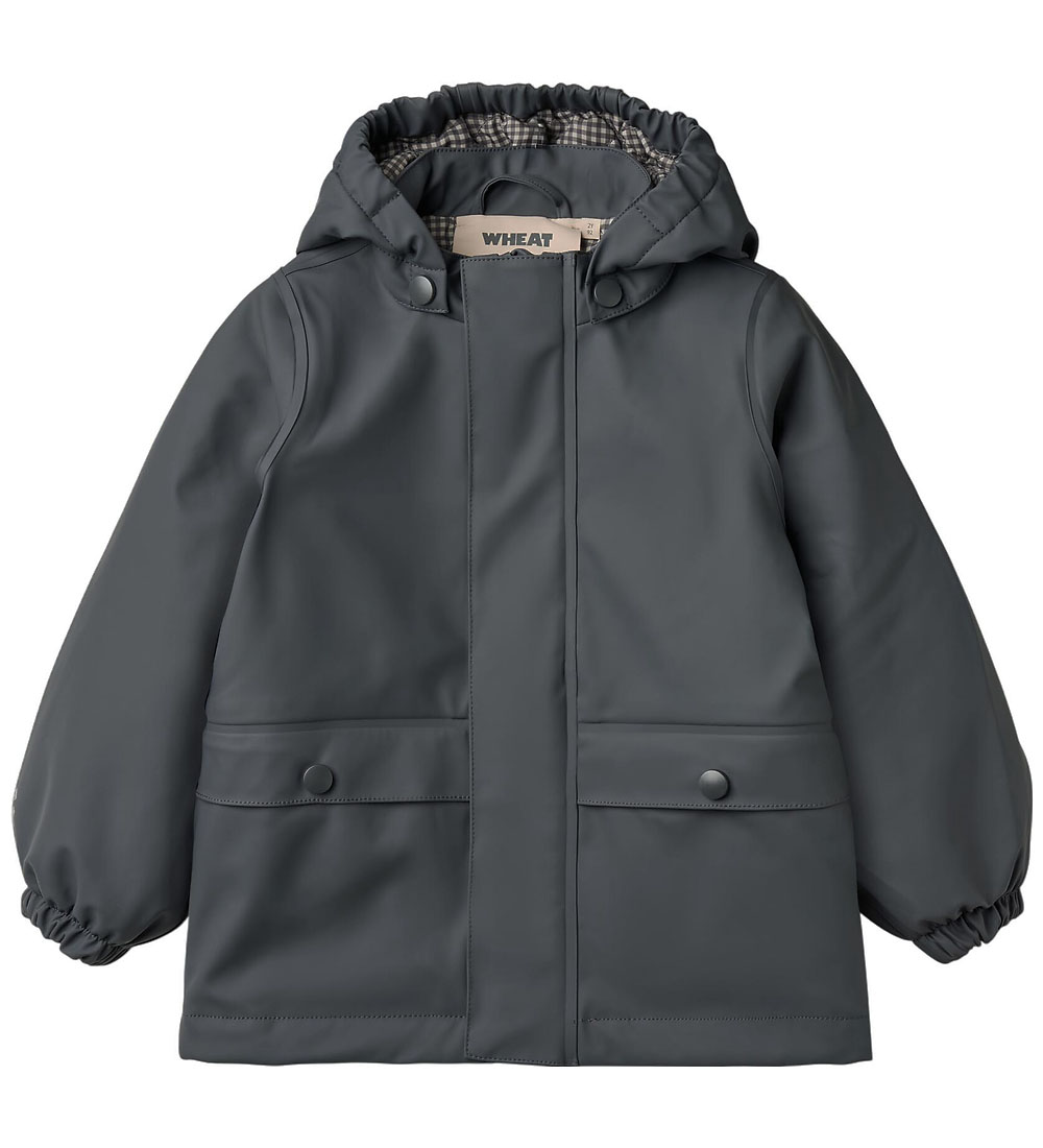 Wheat Regenjacke m. Thermojacke - PU - Autsch - Greyblue - Wheat - 5 Jahre (110) - Regenjacken