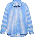 Tommy Hilfiger Skjorte - Stripe - Light Powdery Blue Stripes Tommy Hilfiger Skjorte - Stripe - Light Powdery Blue Stripes