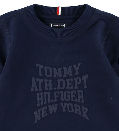 Tommy Hilfiger Sweatshirt - Athletic Varsity - Dark Night Navy m