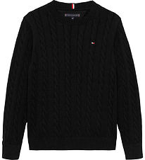 Tommy Hilfiger Bluse - Strik - Sort Tommy Hilfiger Bluse - Strik - Sort