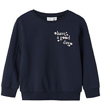 Name It Sweatshirt - NmfLinka - Navy Blazer Name It Sweatshirt - NmfLinka - Navy Blazer