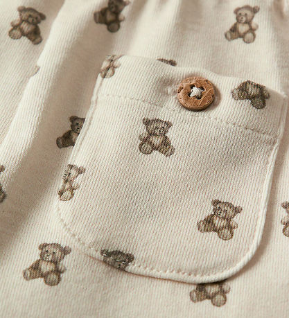 Lil Atelier Bukser - NbnGayo - Turtledove/Teddybear