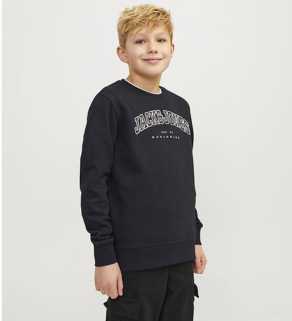 Jack & Jones Sweatshirt - JjeCaleb - Sort