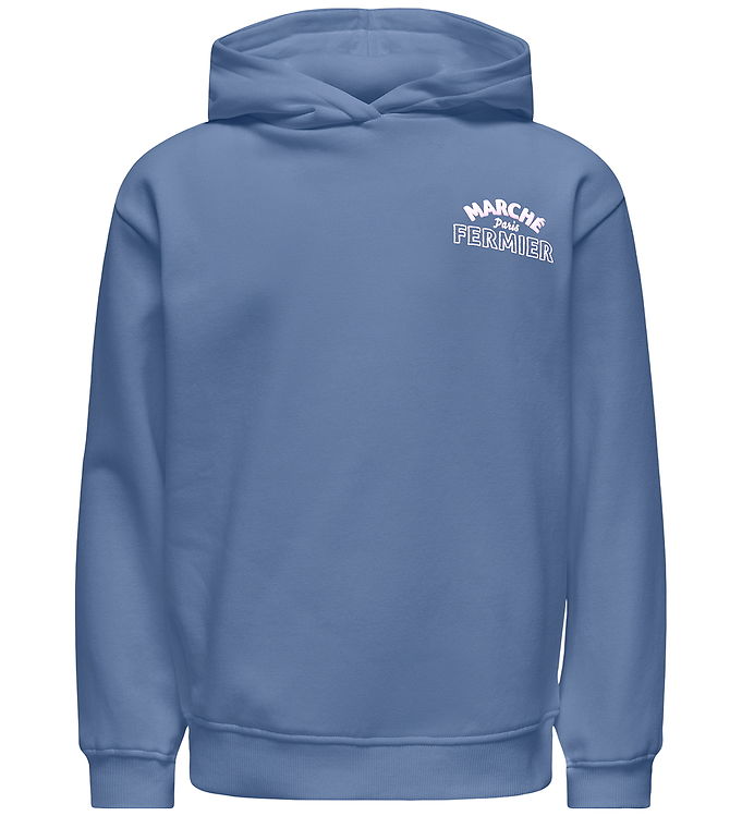 Kids Only Hættetrøje - KogHollylife - Vintage Indigo/Marche