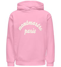 Kids Only Hættetrøje - KogHollylife - Sea Pink/Paris Kids Only Hættetrøje - KogHollylife - Sea Pink/Paris