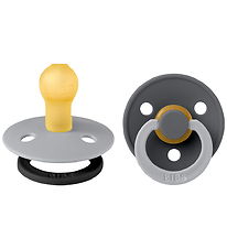 BIBS Colour Sutter - Str. 1 - 2-pak - Rund - Cloud Iron Mix BIBS Colour Sutter - Str. 1 - 2-pak - Rund - Cloud Iron Mix