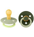 BIBS Colour Sutter - Str. 1 - 2-pak - Rund - Sage Hunter Green BIBS Colour Sutter - Str. 1 - 2-pak - Rund - Sage Hunter Green