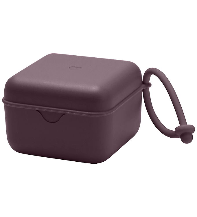 BIBS Accessories Pacifier Box - Sutteboks m. Plads til 3 Sutter - Plum