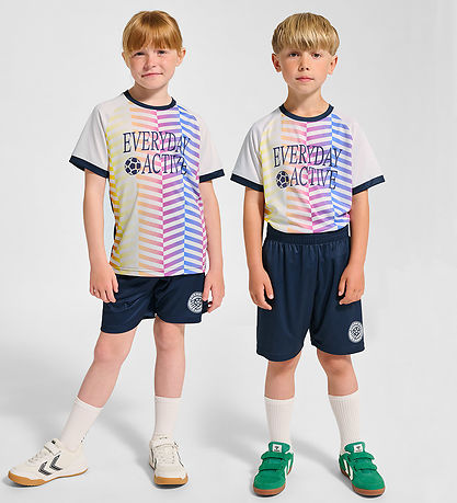 Hummel Træningssæt - hmlShimmer - Dress Blues/White