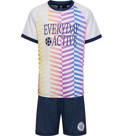 Hummel Træningssæt - hmlShimmer - Dress Blues/White