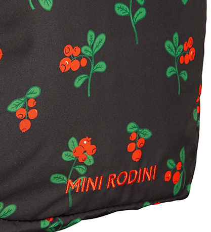 Mini Rodini Rygsæk - Sort m. Tyttebær Mini Rodini Rygsæk - Sort m. Tyttebær