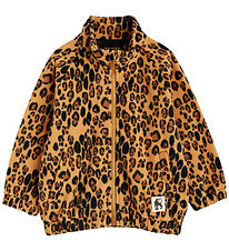 Mini Rodini Fleecejakke - Leopard - Beige Mini Rodini Fleecejakke - Leopard - Beige