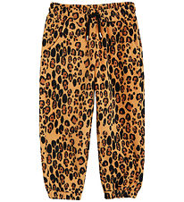 Mini Rodini Fleecebukser - Leopard - Beige Mini Rodini Fleecebukser - Leopard - Beige