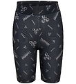 Hummel Cykelshorts - hmlJR - Black/Ebony m. Logo Hummel Cykelshorts - hmlJR - Black/Ebony m. Logo