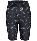 Hummel Bicycle Shorts - hmlJR - Black/Ebony w. Logo