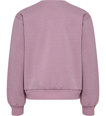 Hummel Sweatshirt - HmlJR Musse - Lavender Mist/Glitter Hummel Sweatshirt - HmlJR Musse - Lavender Mist/Glitter