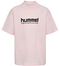 Hummel T-shirt - HmlJR Dance - Barely Pink w. Logo