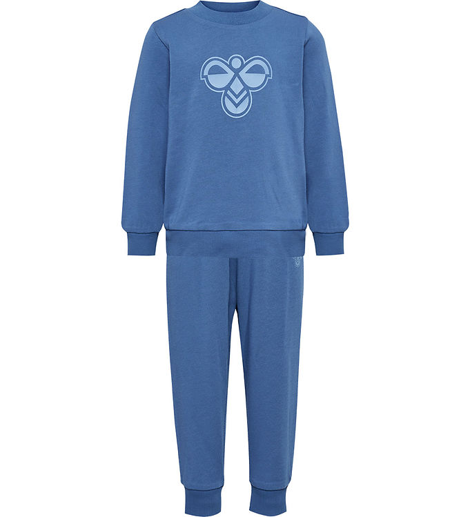 Hummel Sweatsæt - HmlMini - Dutch Blue