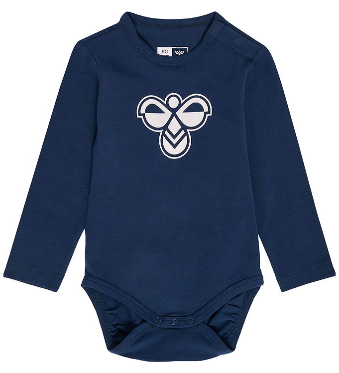 Hummel Body l/æ - hmlMini - Dress Blues m. Logo