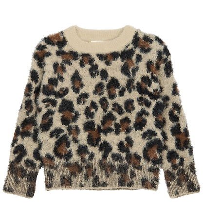 The New Bluse - Strik - TnPamilla - Feather Gray AOP The New Bluse - Strik - TnPamilla - Feather Gray AOP