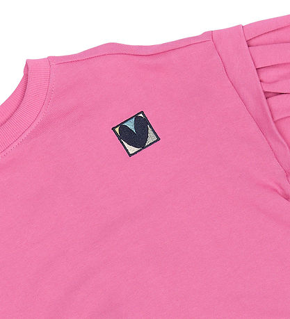 The New Sweatshirt - TnPosey - Ibis Rose m. Hjerte The New Sweatshirt - TnPosey - Ibis Rose m. Hjerte