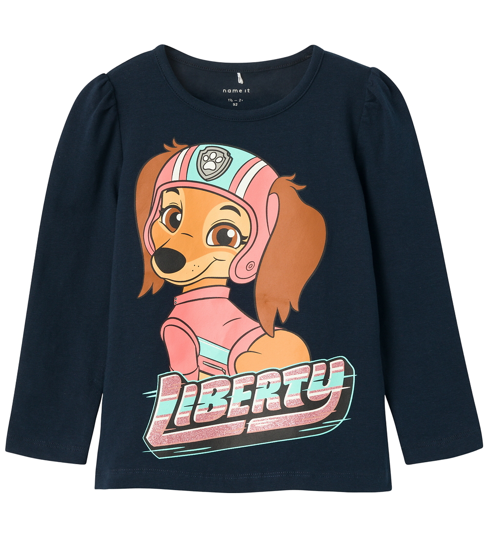 Name It Bluse - NmfPjudit Paw Patrol - Dark Sapphire - Name It - 1½ Jahre (86) - Blusen