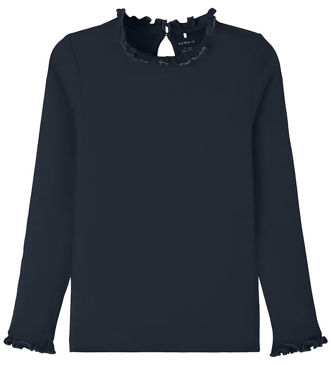 Name It Bluse - Viskose - NmfPrakula - Dark Sapphire