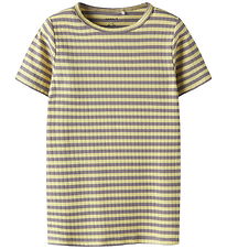 Name It T-shirt - Rib - NkfSuraja - Purple Dove/Lemon Meri Name It T-shirt - Rib - NkfSuraja - Purple Dove/Lemon Meri