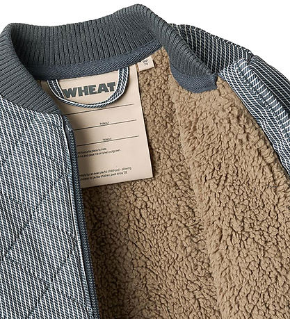 Wheat Termojakke m. Fleece - Benni - Ink Stripe Wheat Termojakke m. Fleece - Benni - Ink Stripe