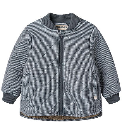 Wheat Termojakke m. Fleece - Benni - Ink Stripe Wheat Termojakke m. Fleece - Benni - Ink Stripe