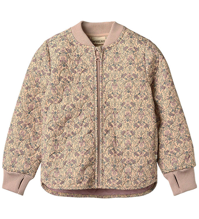 Wheat Termojakke - Loui - Mellow Peach Tapestry