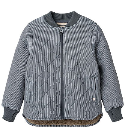 Wheat Termojakke m. Fleece - Benni - Ink Stripe Wheat Termojakke m. Fleece - Benni - Ink Stripe