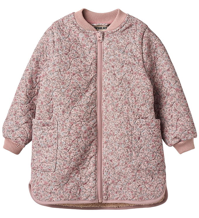 Wheat Termojakke m. Fleece - Helga - Soft Lavender Flowers