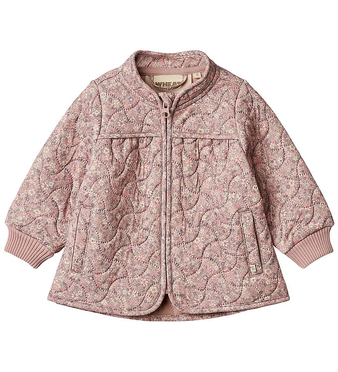 Wheat Termojakke - Thilde - Soft Lavender Flowers