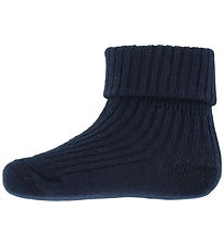 Wheat Strømper - Uld - Rib - Ziggy - Navy Wheat Strømper - Uld - Rib - Ziggy - Navy